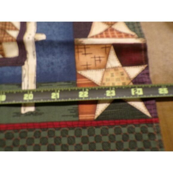 Vtg Harvest-Themed Apron Pumpkins Apples Moon Star Grannycore Familycore Cabin - Picture 6 of 8